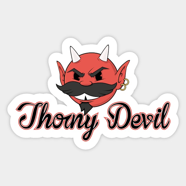 Thorny Devil Logo Sticker by Thorny Devil Design